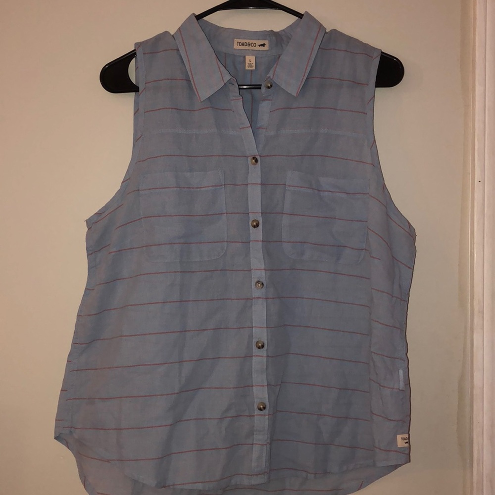 Button up tank top